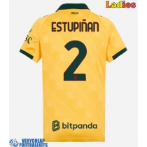 AC Milan Pervis Estupinan #2 Replica Third Shirt Ladies 2025-26 Short Sleeve